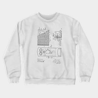 Telephone Toll Vintage Patent Hand Drawing Crewneck Sweatshirt